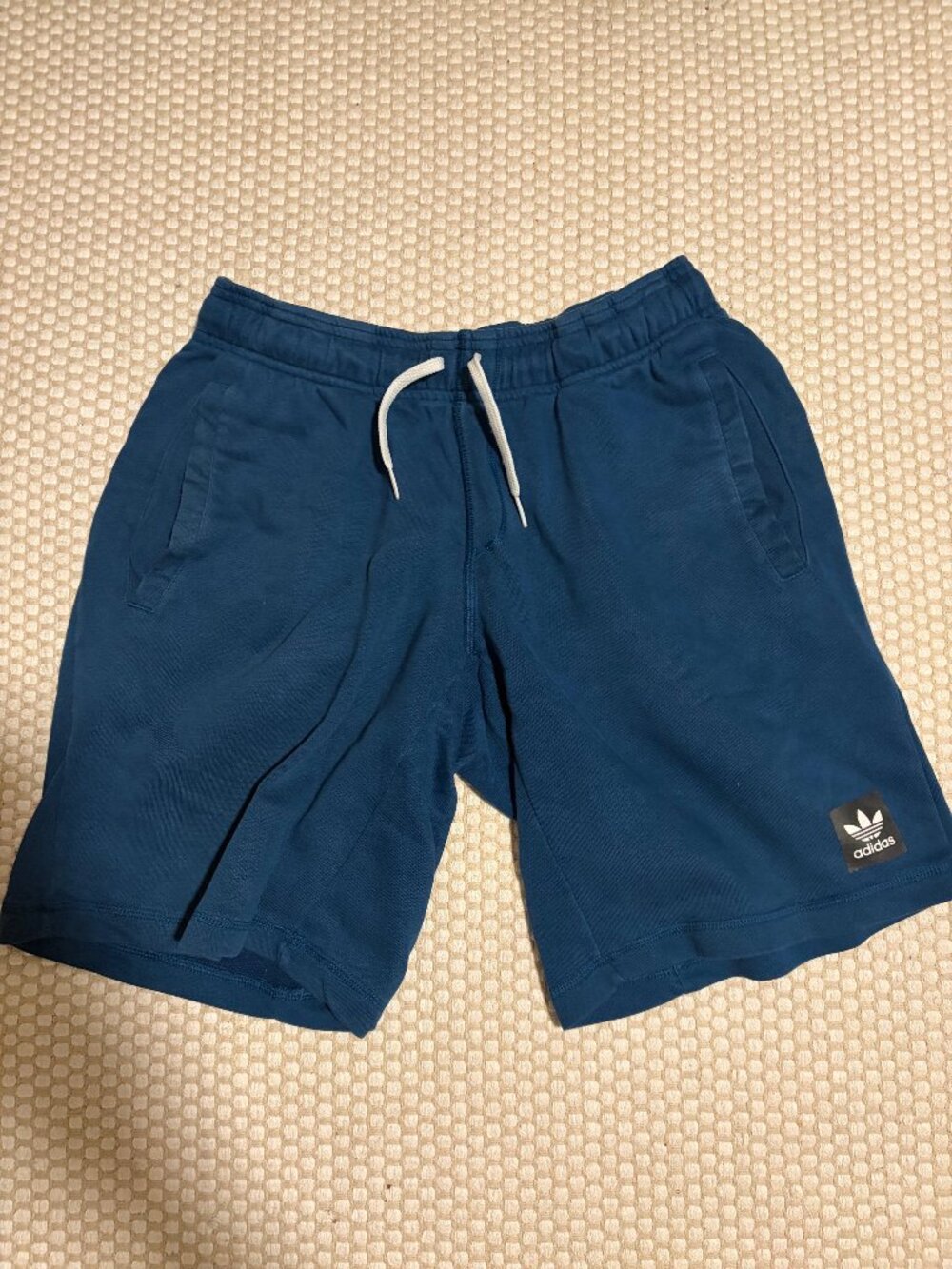 Adidas Originals Navy Drawstring Shorts S